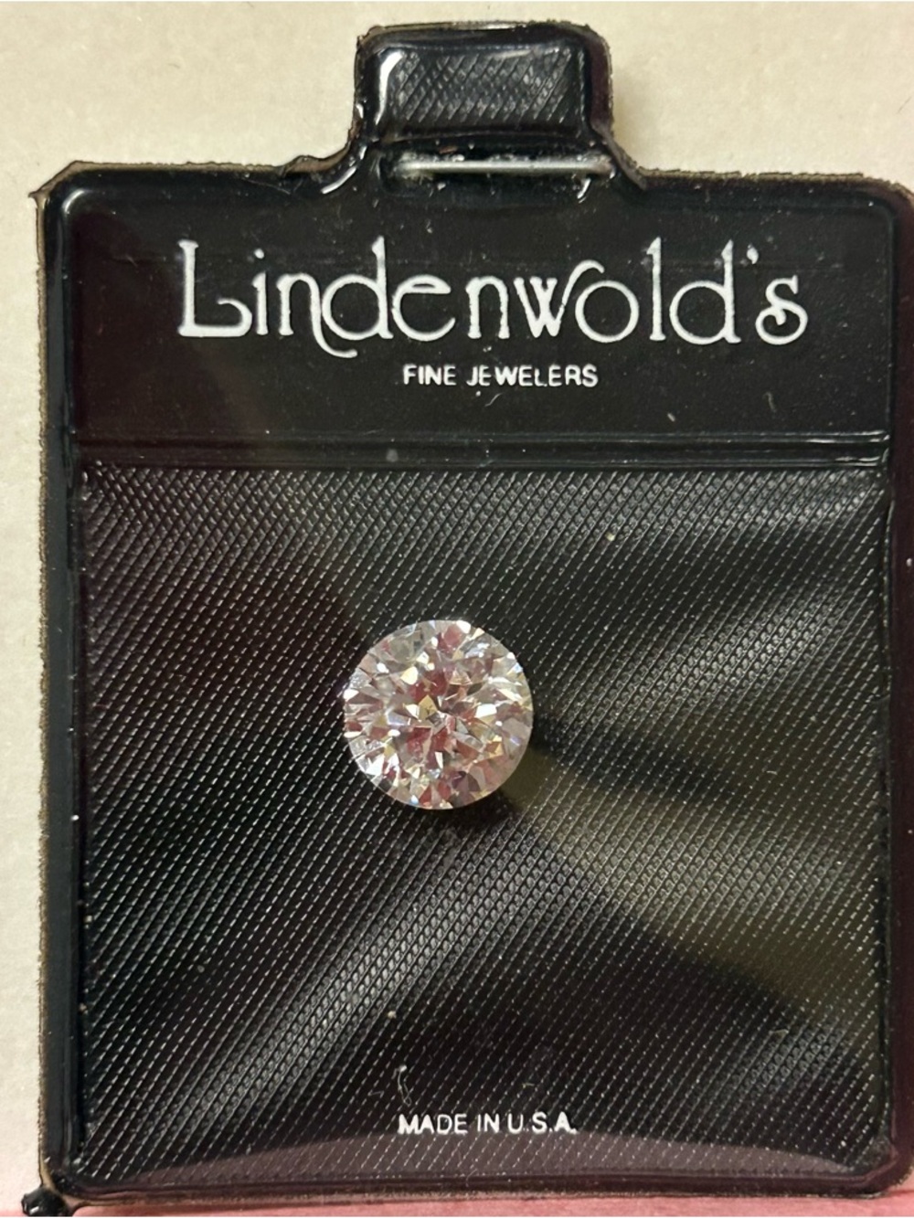 Lindenwold’s 1 Carat Cubic Zirconia